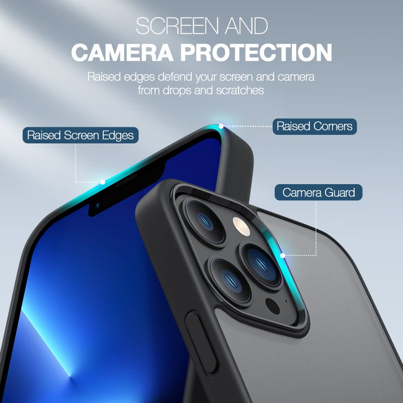 ORIbox for iPhone 12 Pro Max Case, Slim Phone Case for iPhone 12 Pro Max 6.7",Slim Thin Shockproof Anti-Fall Translucent Matte,Not Yellowing - Image 2